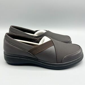 Easy Street Womens Irene Brown  Loafers Shoes Size 6.5WW